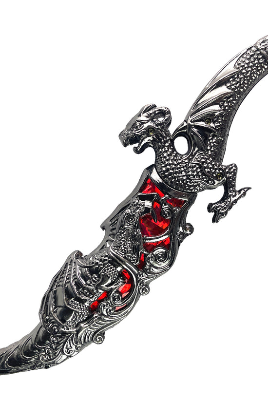 Blade Fantasy Dragon Dagger Red Fitting