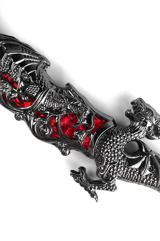 Blade Fantasy Dragon Dagger Red Fitting