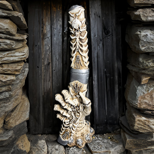 12" White skeleton dagger