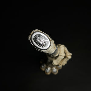 White skeleton dagger