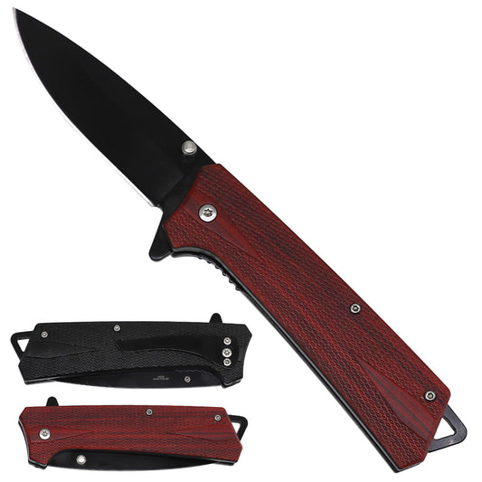 3D ABS Handle Spring-Assisted Pocket Knife
