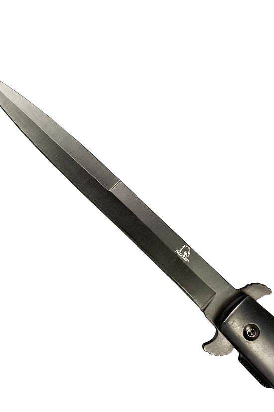 Stiletto Spring Assisted Pocket Knife - Wood Handle