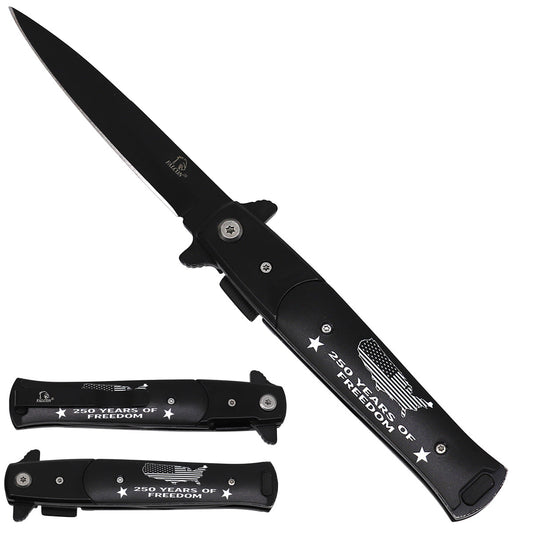 Falcon 250 Years of Freedom Spring Assisted Pocket Knife - USA Theme - Pacific Solution wholesale pocket knife SKU KS1107-26