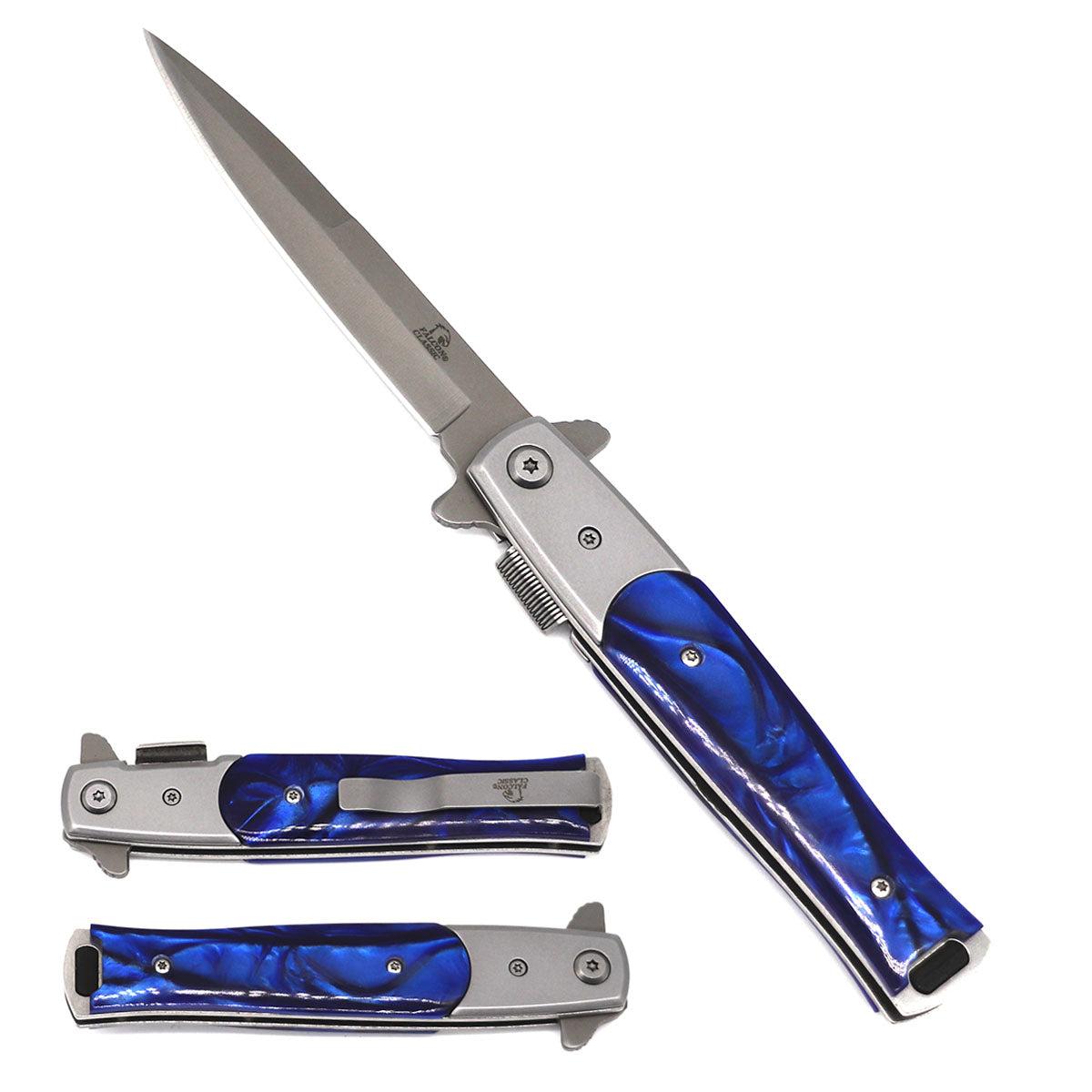 Falcon 8 3/4" Blue Folding Knife