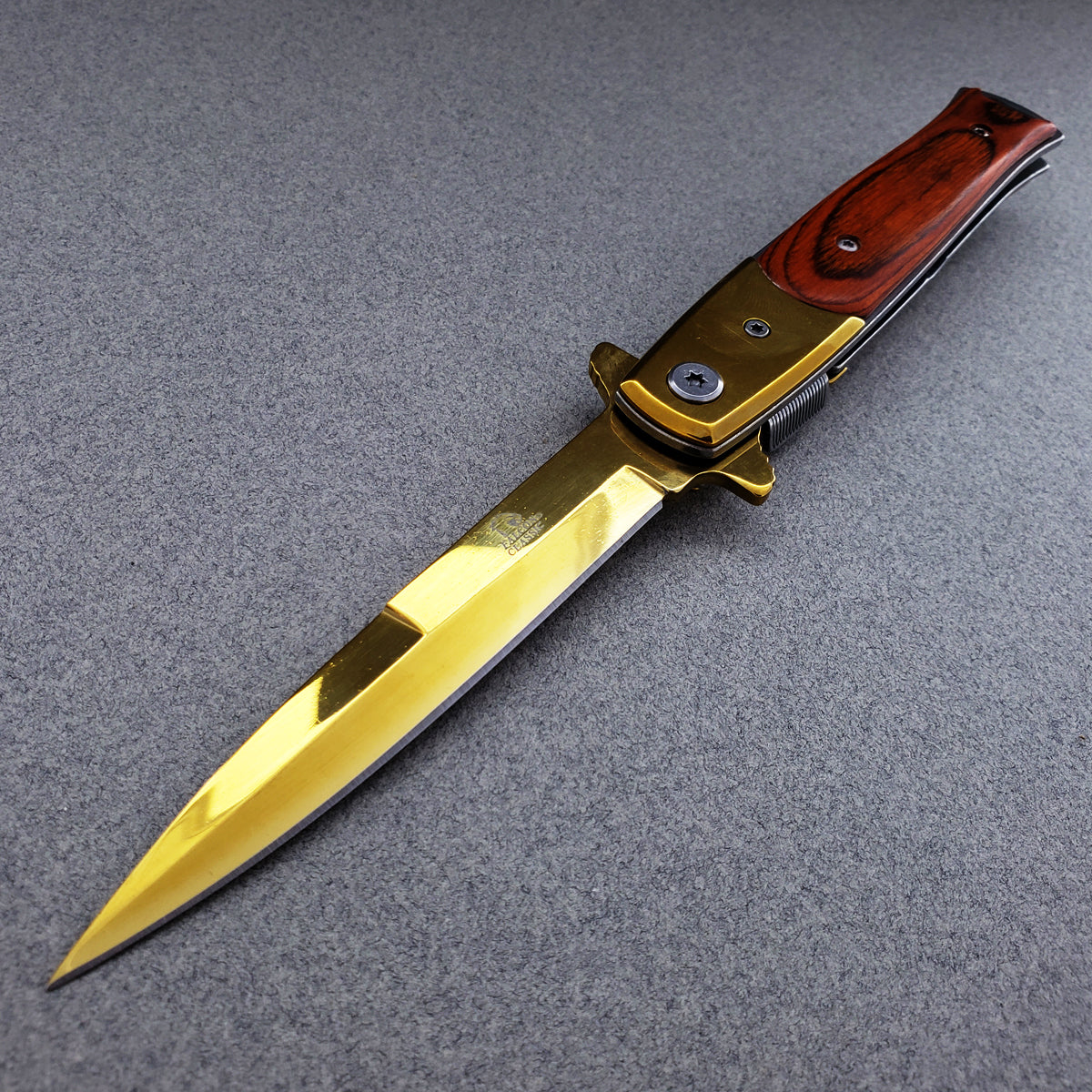 Falcon 8 3/4" Gold Folding Knife