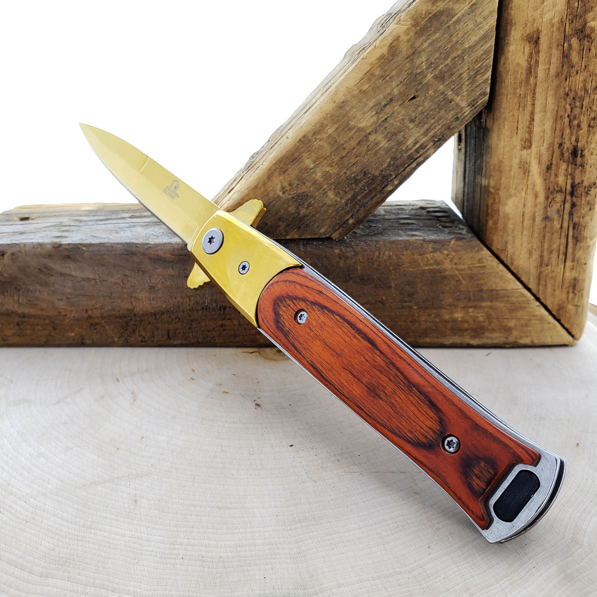 Falcon 8 3/4" Gold Folding Knife