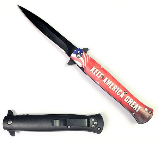 8 7/8" Keep America Great Spring Assisted Knife
