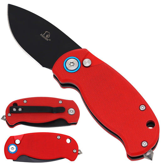 Falcon Ca Fat Boy Mini-Switchblade Knife, 2" Blade & G10 Handle | KS139BD
