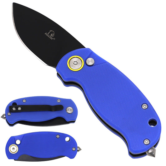 Falcon Fat Boy California Legal Mini-Switchblade Knife, 2" Blade & G10 Handle | KS139BL