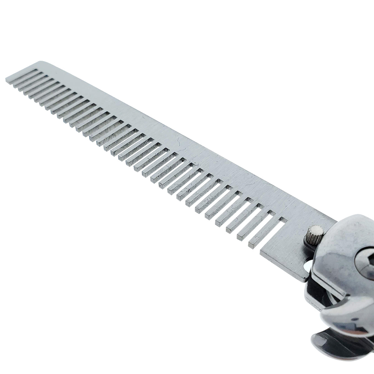 9 1/2" Button Press Blade Comb Faux Black Marble