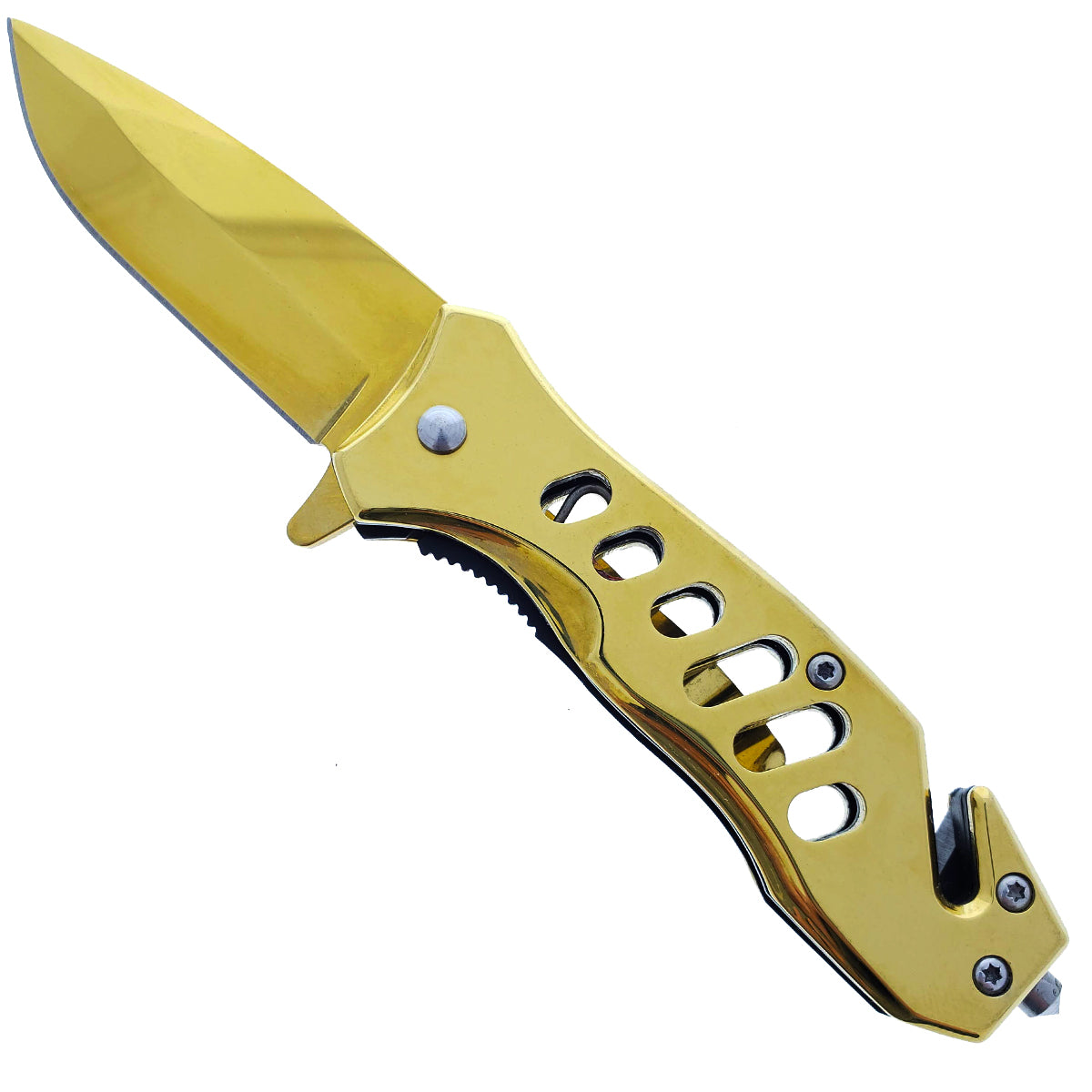 Falcon 6" Gold Folding Knife