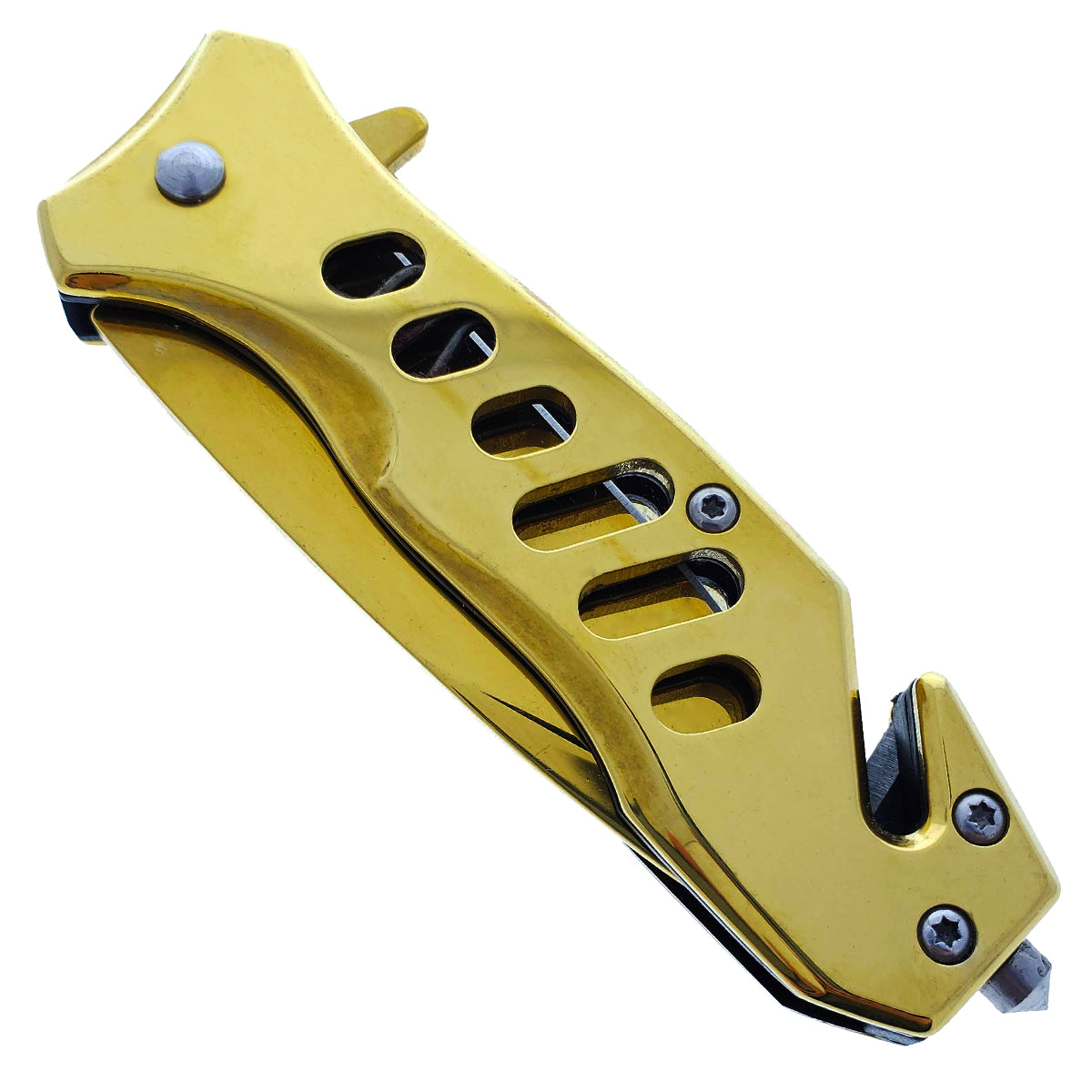 Falcon 6" Gold Folding Knife