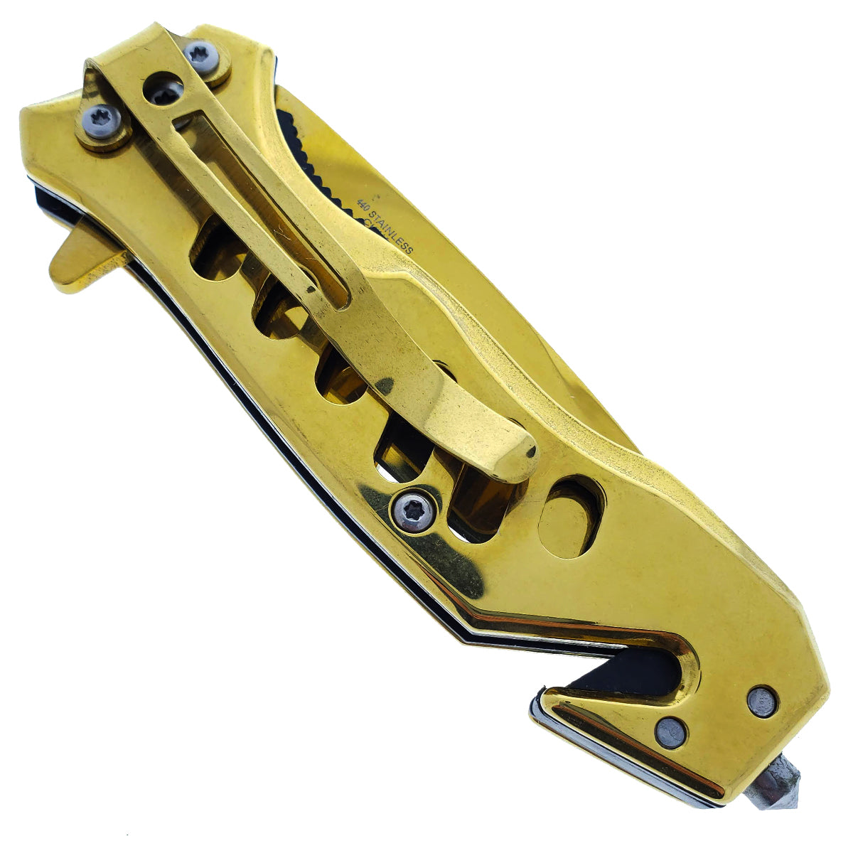 Falcon 6" Gold Folding Knife