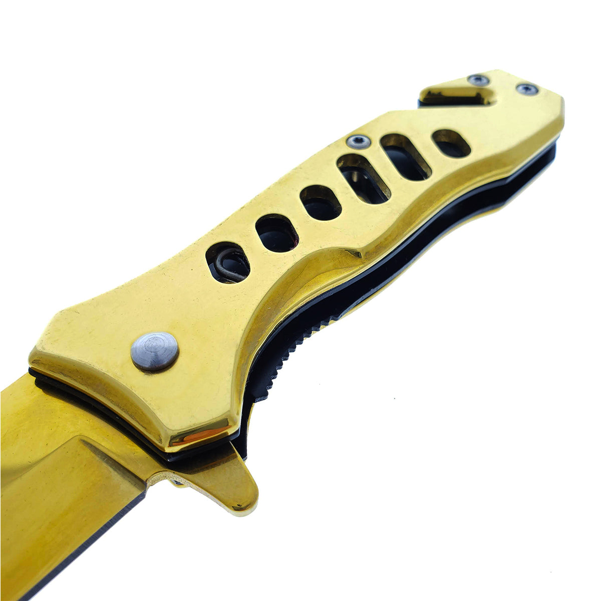 Falcon 6" Gold Folding Knife