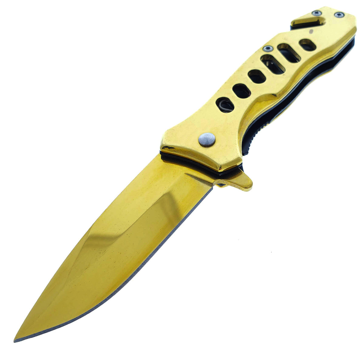 Falcon 6" Gold Folding Knife