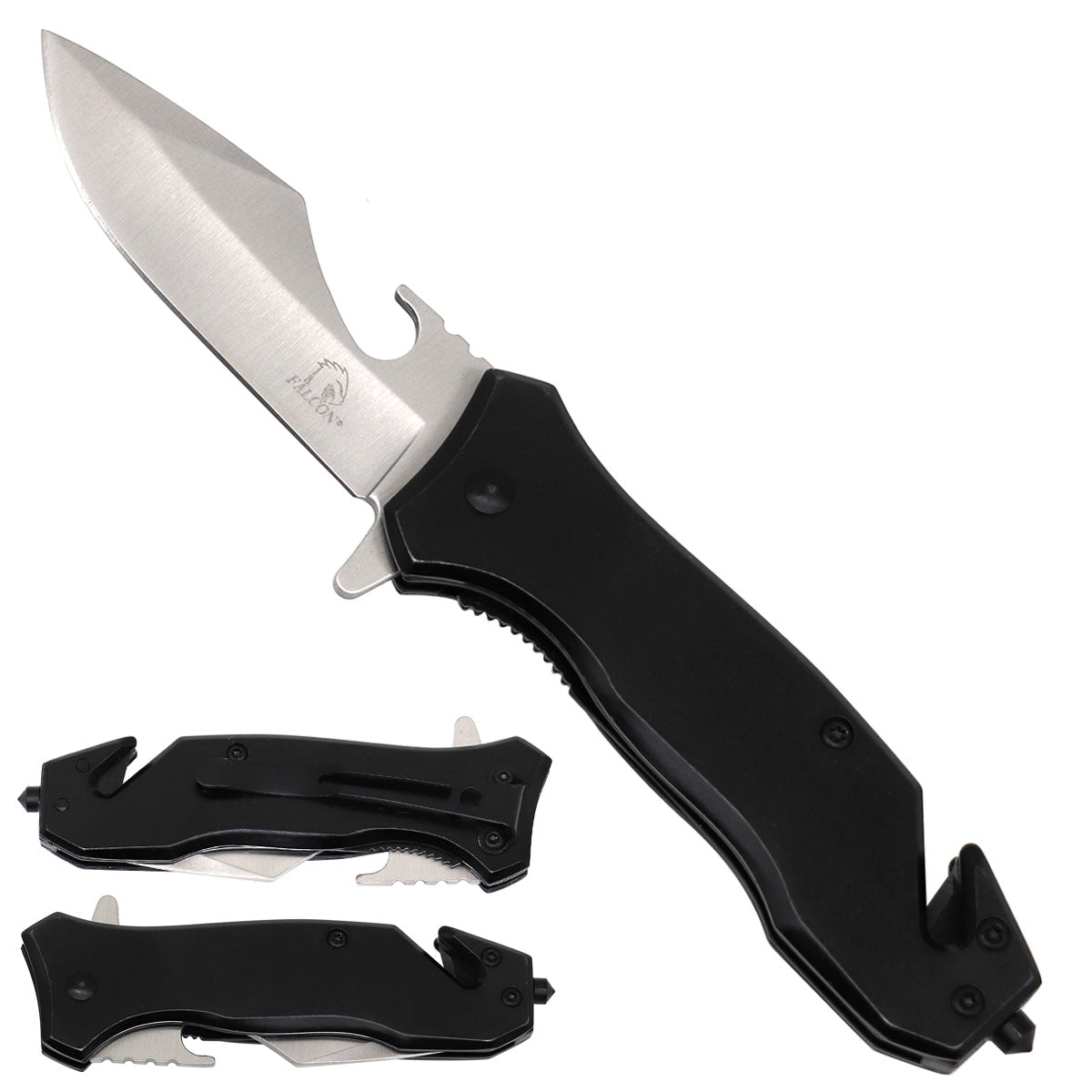 Falcon 3MM mirror gloss titanium blade