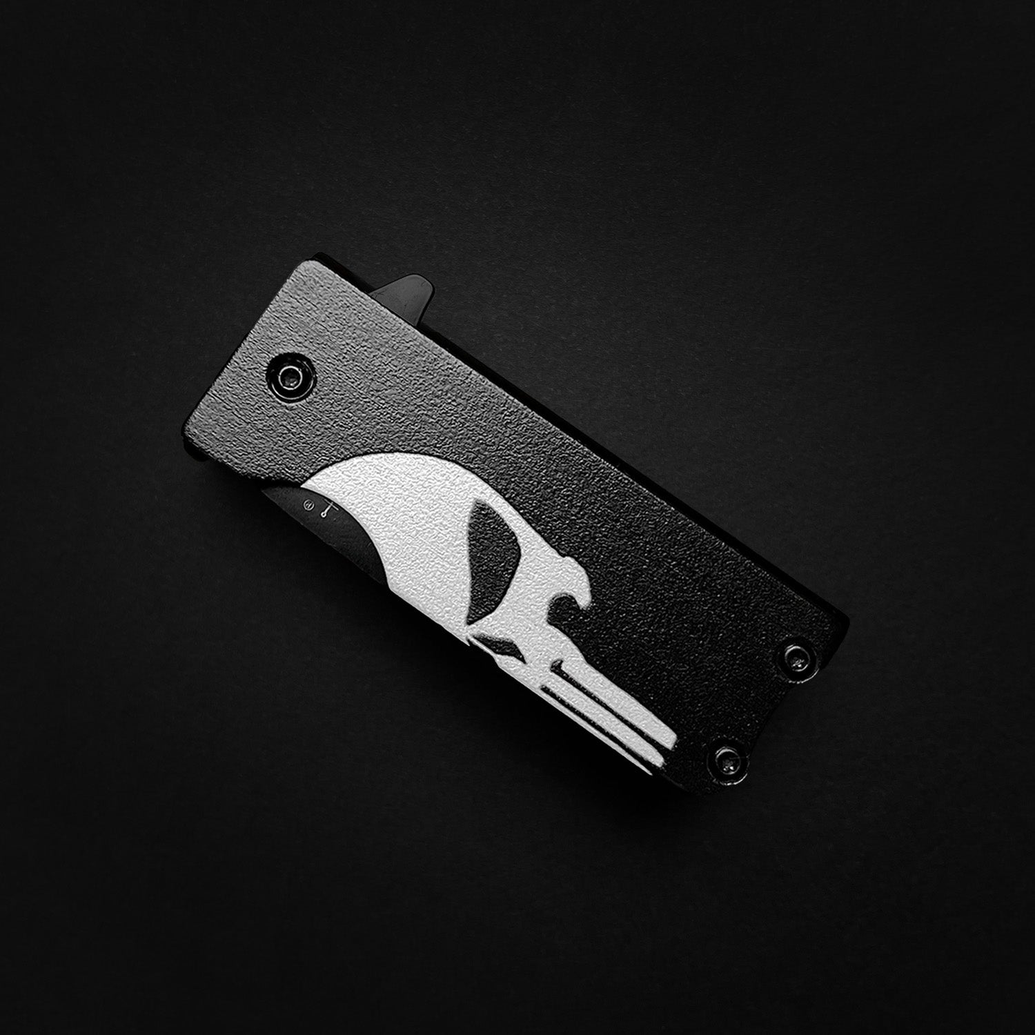 4 1/2" Skull Lighter Knife Case