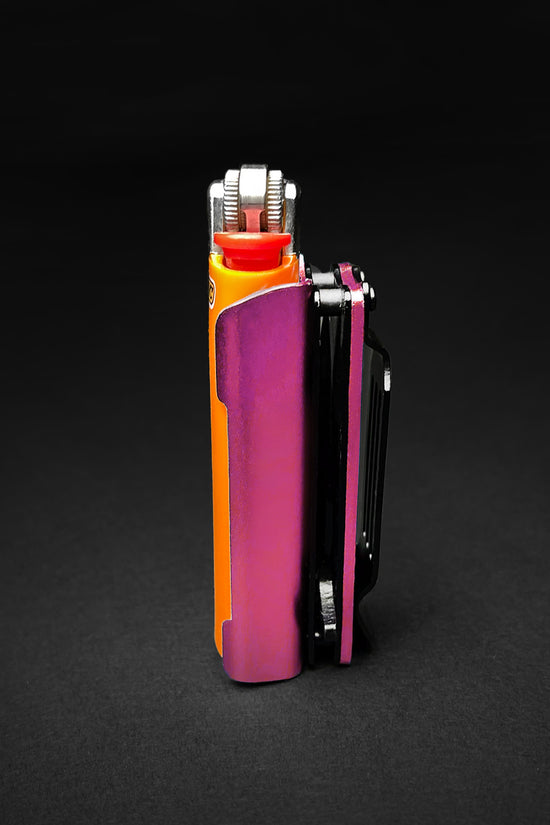 4 1/2" Lighter Knife Case Spring Assisted Pocket Knife Pink
