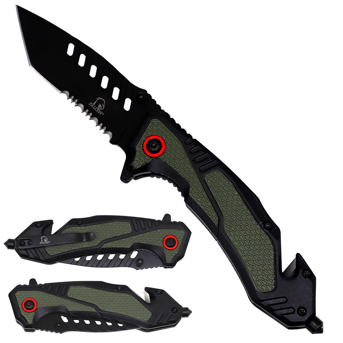 Spring-Assisted Aluminum Handle Knife with 3.25-Inch Blade