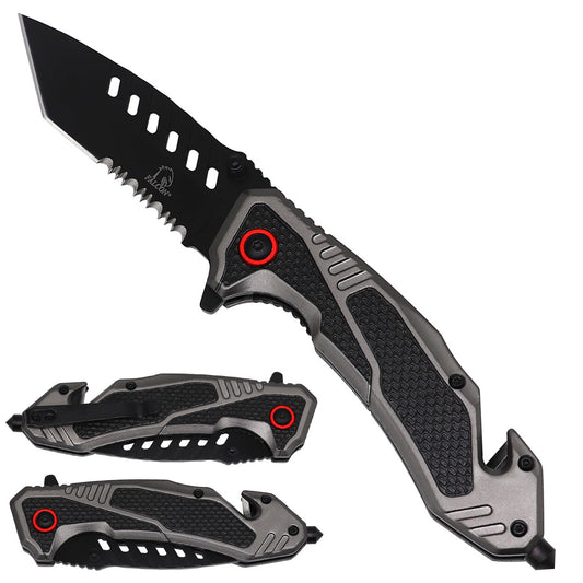 Spring-Assisted Aluminum Handle Knife with 3.25-Inch Blade