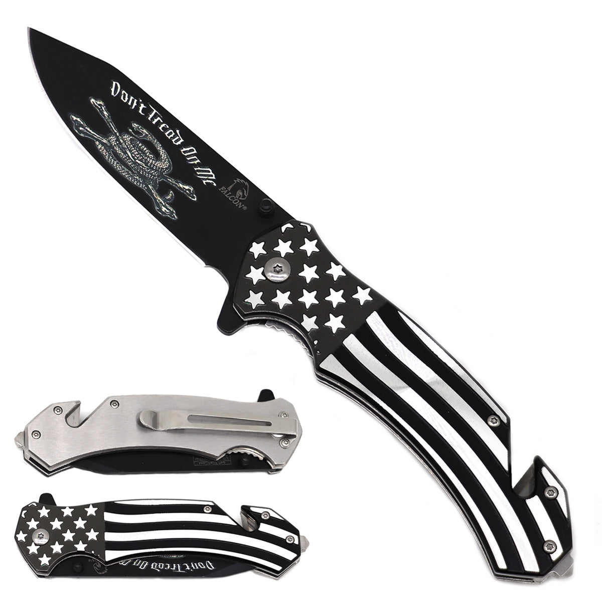 Falcon "Don't Thread On Me" Pocket Knife