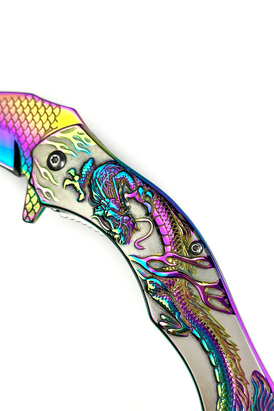 8.25 " Overall In Length Black Blade