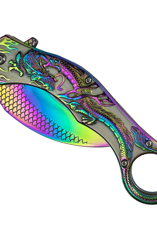 8.25 " Overall In Length Black Blade