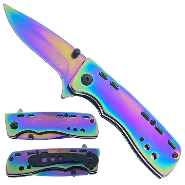 Falcon 2 3/4" Blade 6 1/2" Overall Rainbow