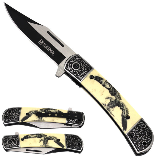 Sigma Eagle Ball Bearing Flipper Knife folding pocket knife product photo