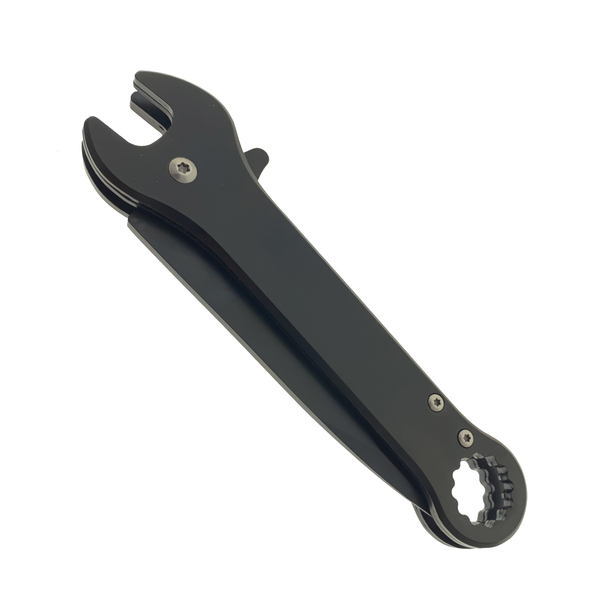 Falcon 8.25" Overall Spring Assisted Knife Adjustable Wrench Handle Black