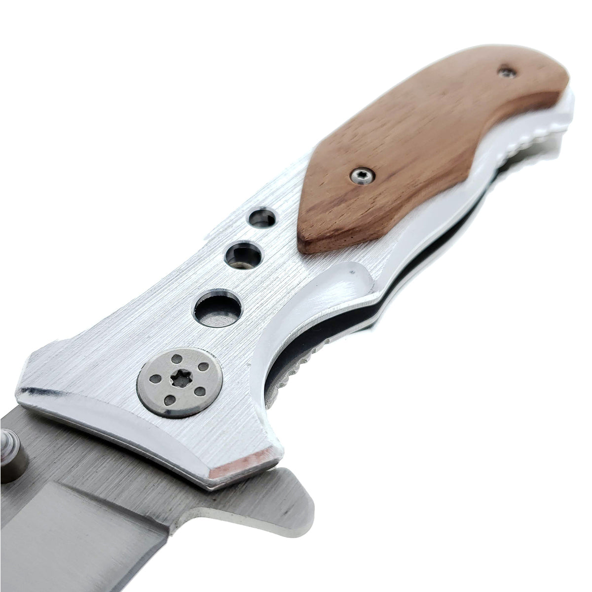 Falcon 8" Overall Spring Assisted Knife w/ Belt Clip Gray