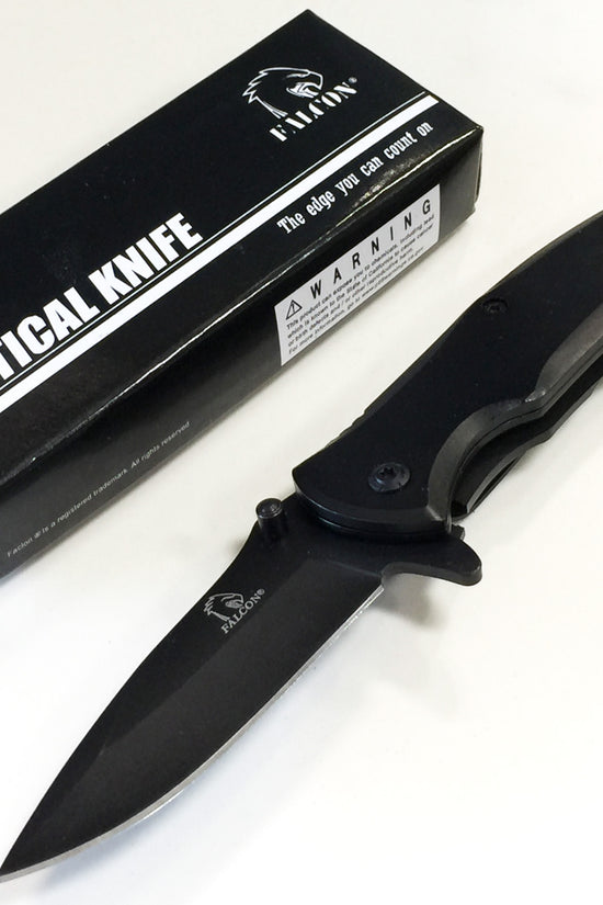 Falcon Spring Assisted Pocket Knife - Knife in Pocket