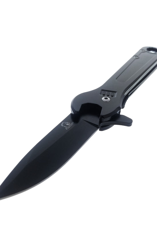 Falcon 8.25" Overall Spring Assisted Knife Adjustable Wrench Handle Black