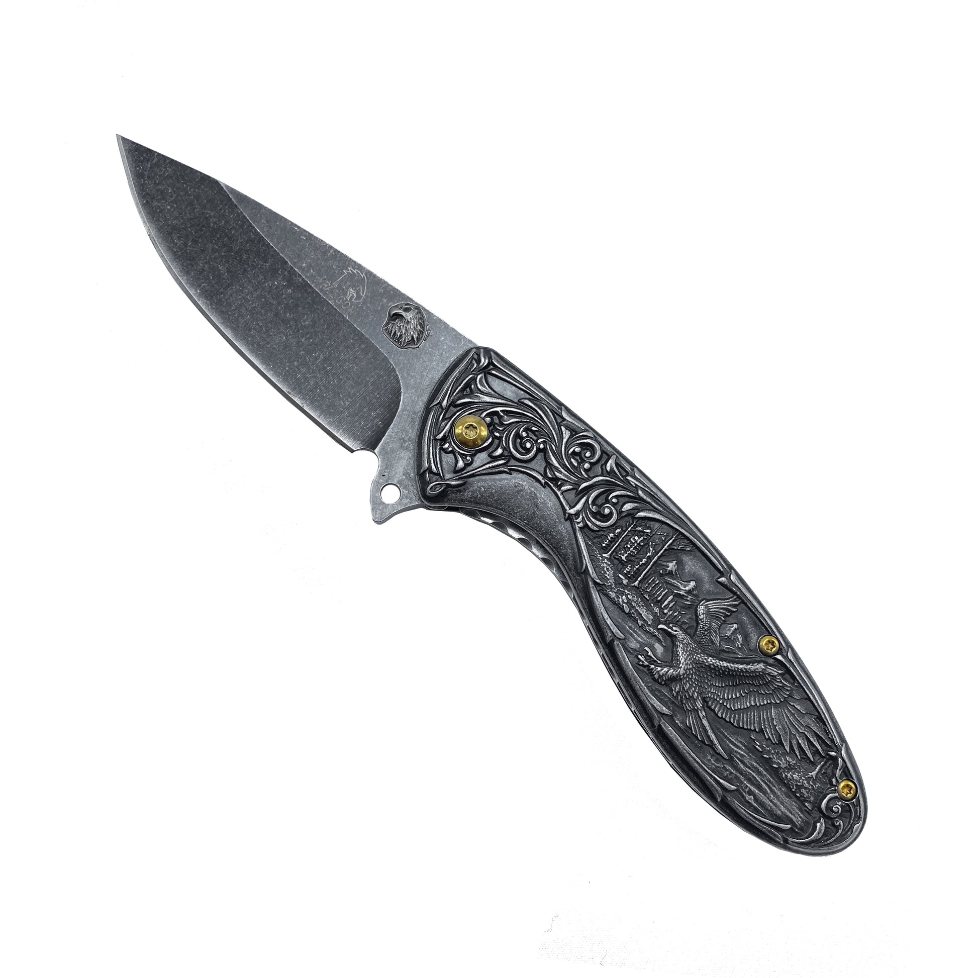 Falcon Knives - 7" Black Eagle Spring Assisted Knife
