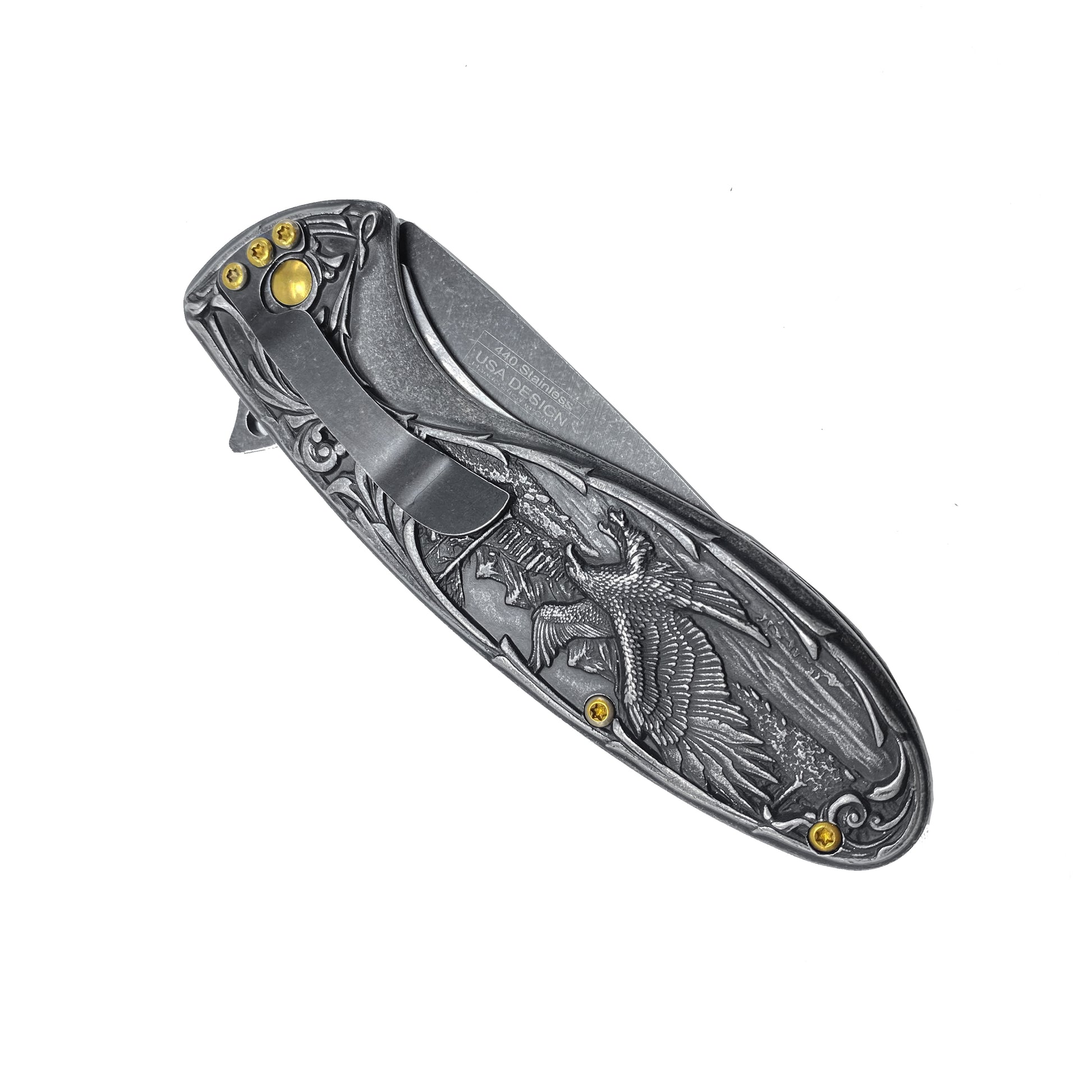 Falcon Knives - 7" Black Eagle Spring Assisted Knife