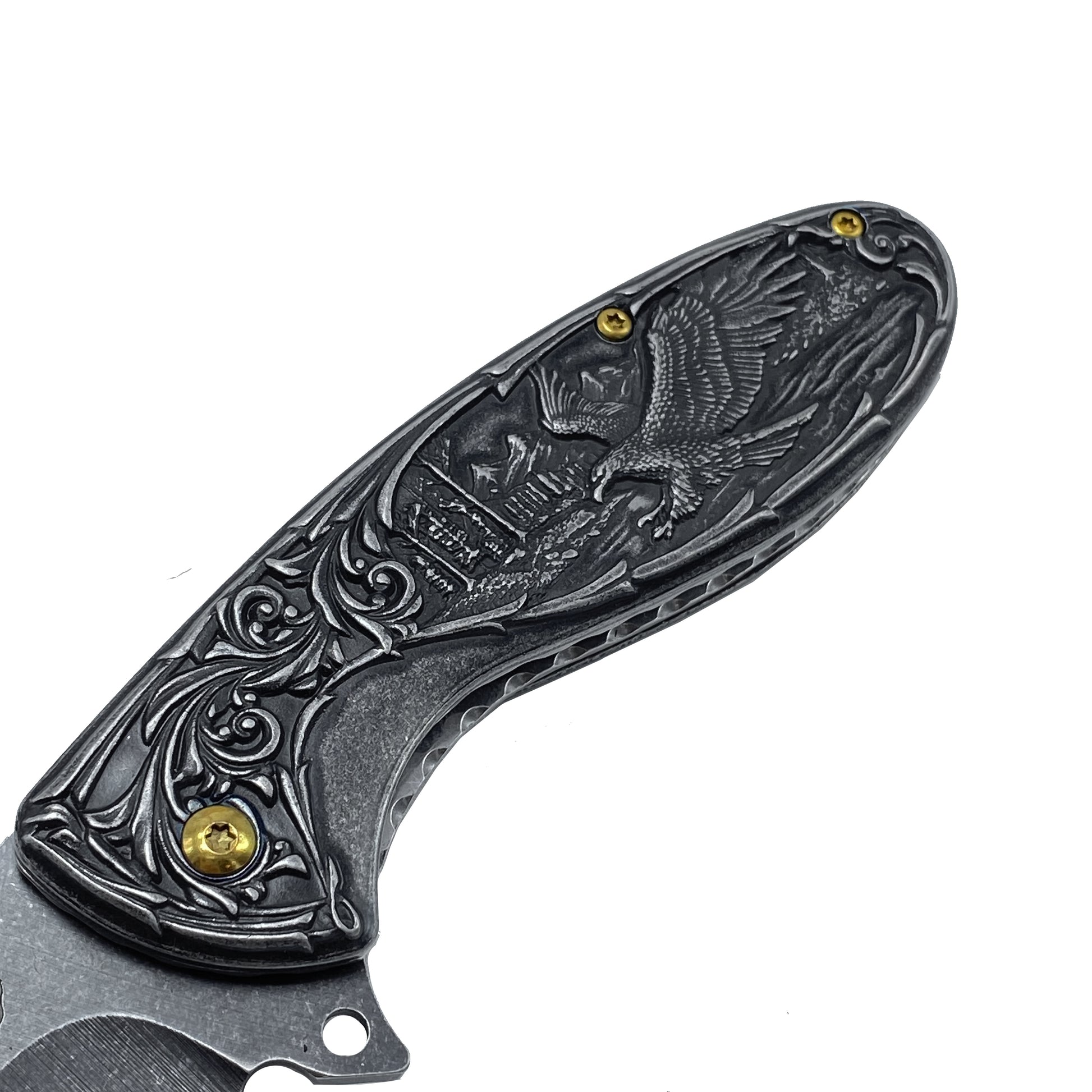Falcon Knives - 7" Black Eagle Spring Assisted Knife