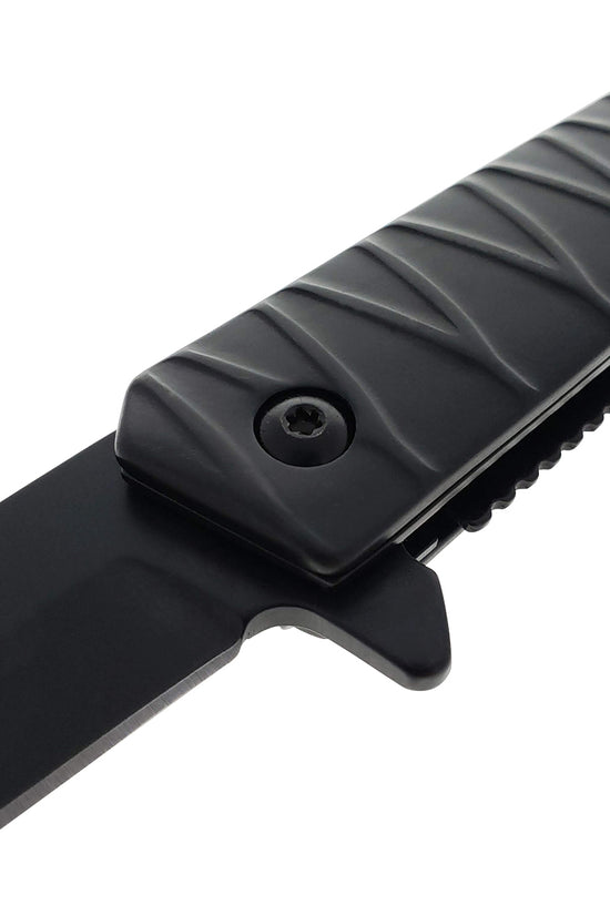 3 1/2" Black Blade / Black Handle / Assisted Knife