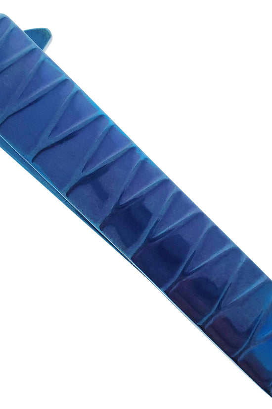 Falcon 7.75" Blue Tanto Blade Spring Assisted Pocket Knife