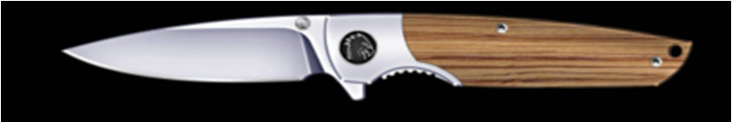 4" S FOLDING KNIFE W/CLIP