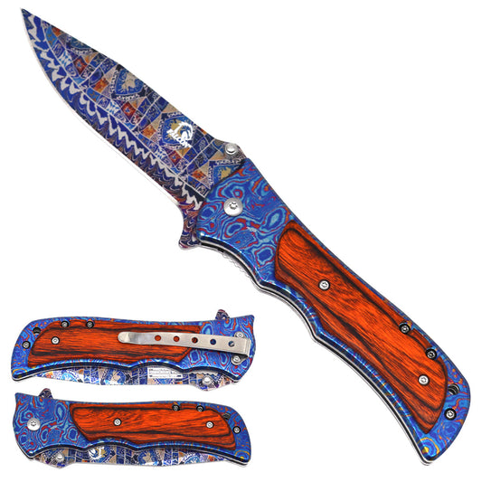 Falcon Psychedelic Spring Assisted Knife