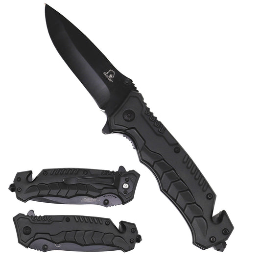 Falcon 8" Folding Knife with Belt Cutter and Glass Breaker