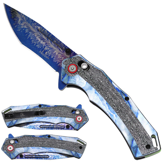 Falcon Clouds Axis Lock Pocket Knife folding pocket knife product photo