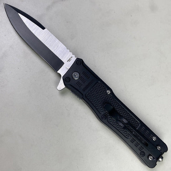 8" Semi Automatic Folding Knife w/US Flag Handle