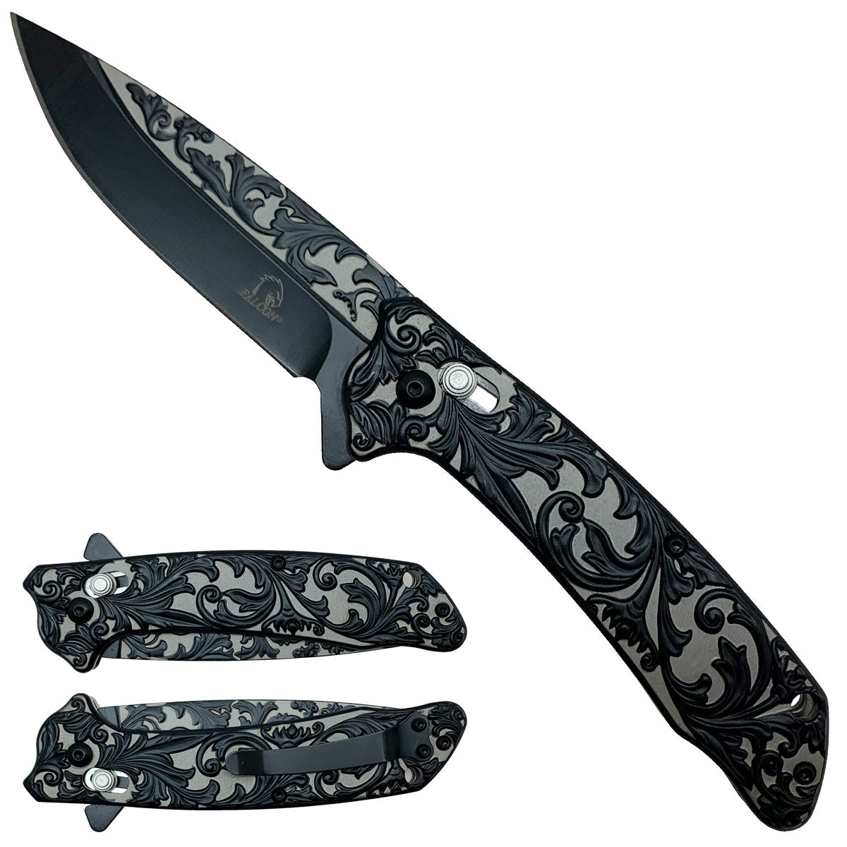 Falcon Spring Assisted Lock Pocket Knife folding pocket knife product photo