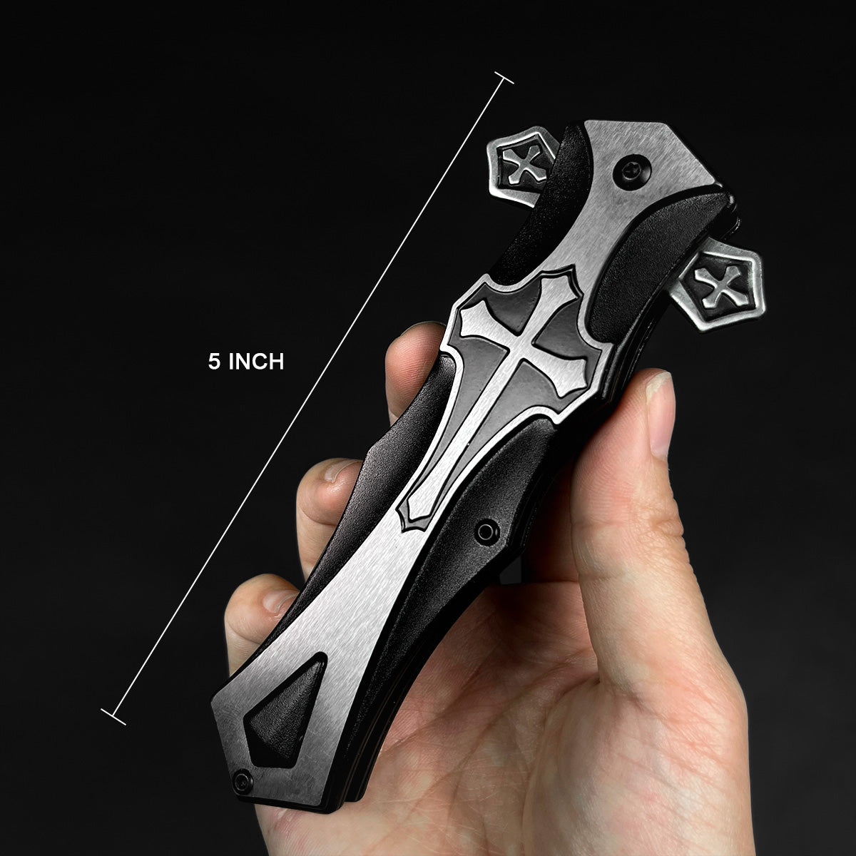 4" Black Blade Spring Assisted Knife