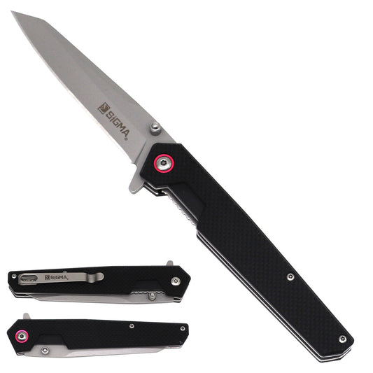 Sigma Ball Bearing Flipper Knife with G10 Handle