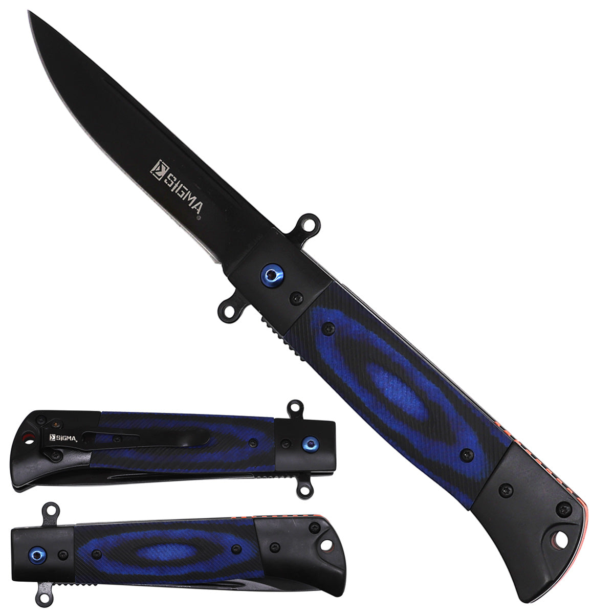 Sigma KSB345BBL Ball-Bearing Folding Knife | 4-Inch Blade