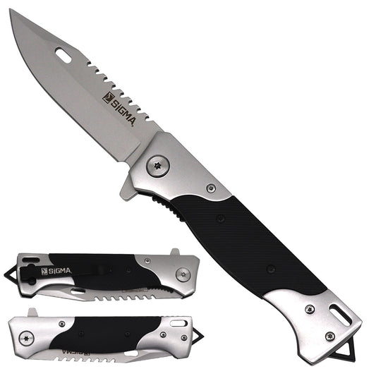 Sigma Green Ball Bearing Pocket Knife – Micarta Handle