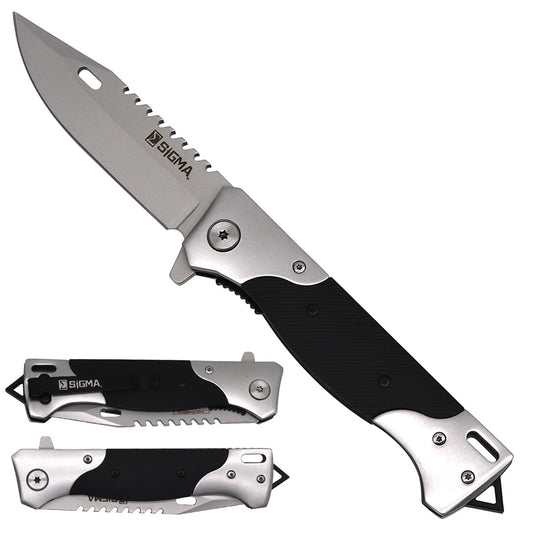 Sigma Ball Bearing Pocket Knife - Micarta Handle