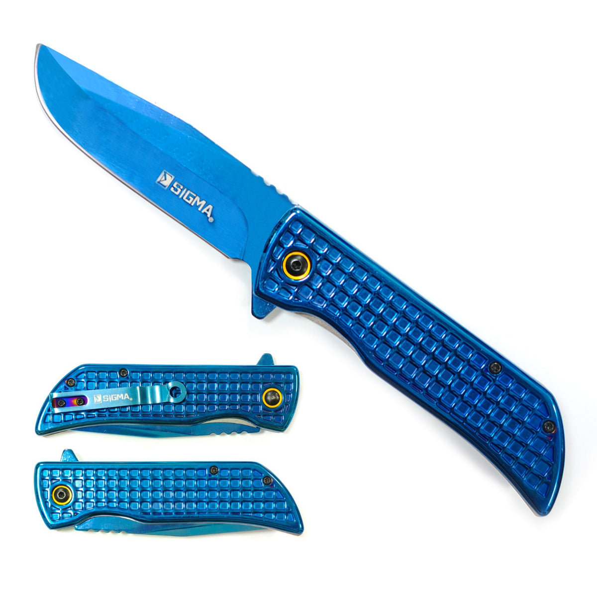 Sigma KSB4401BL Ball-Bearing Flipper Knife | 3.75-Inch 8Cr Blade